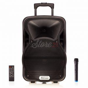 Boxa Activa Portabila ,90 W, Troler Ailiang A12, 12 Inch ,Microfon Wireless, USB, Radio, Bluetooth