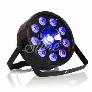 PAR LED Efecte Disco Club RGBW 10X10Leduri, 10W , Aparat Joc Lumini DMX