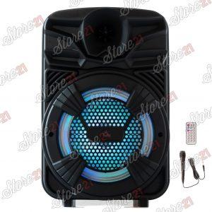 Boxa Activa Portabila 100 W , 8 Inch ,Microfon Cu Fir, USB, Radio, Bluetooth,Telecomandă+Cadou bateria externa 20000mah+HUSA TABLETA