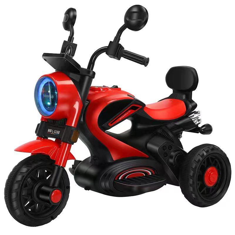 Tricicletă electrică pentru copii Harley, cu baterii, 3 roți, licențiată, 1x motor, Baterie de 12 V